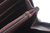 Authentic CHANEL Calf Skin Long Wallet Black CC Logo Junk K9952