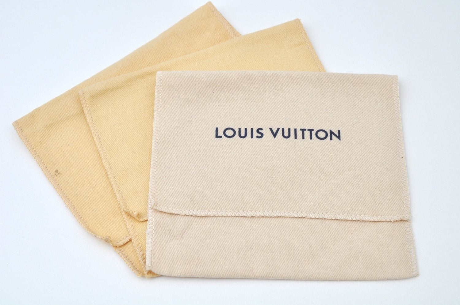 Authentic Louis Vuitton Dust Bag 10 Set Cotton Beige 13x9.1x0.2 LV K9953