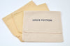 Authentic Louis Vuitton Dust Bag 10 Set Cotton Beige 13x9.1x0.2 LV K9953