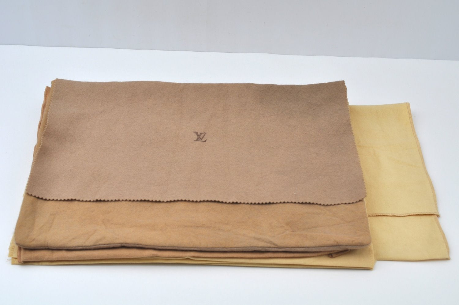 Authentic Louis Vuitton Dust Bag 10 Set Cotton Beige 18.1x13.4x0.2 LV K9954
