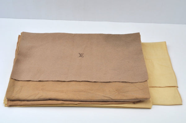 Authentic Louis Vuitton Dust Bag 10 Set Cotton Beige 18.1x13.4x0.2 LV K9954