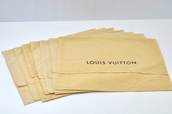 Authentic Louis Vuitton Dust Bag 10 Set Cotton Beige 18.1x13.4x0.2 LV K9954
