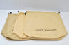 Authentic Louis Vuitton Dust Bag 10 Set Cotton Beige 16.9x19.7x6.3 LV K9956