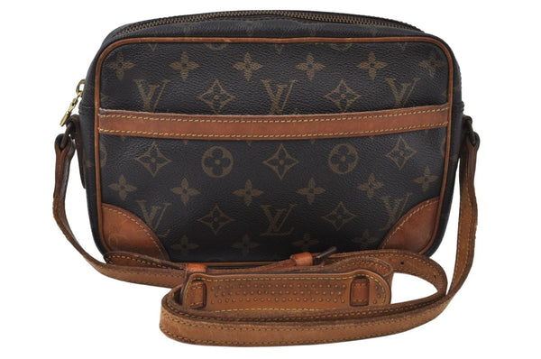 Authentic Louis Vuitton Monogram Trocadero 23 Shoulder Cross Bag M51276 LV K9957