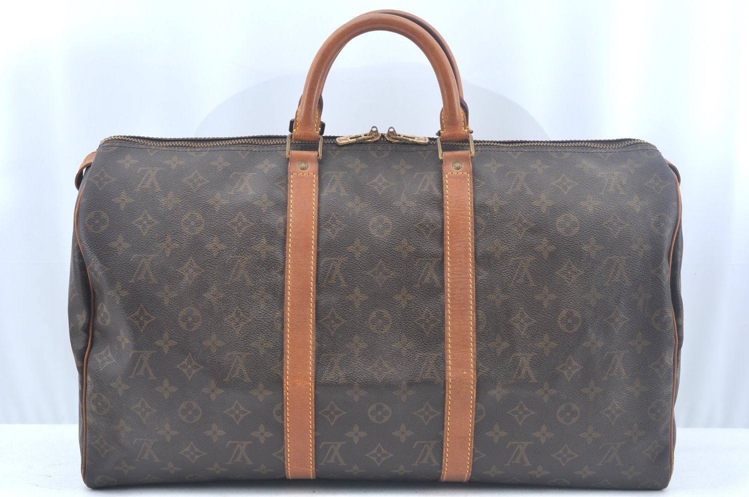 Authentic Louis Vuitton Monogram Keepall 50 Travel Boston Bag M41426 LV K9958