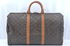 Authentic Louis Vuitton Monogram Keepall 50 Travel Boston Bag M41426 LV K9958