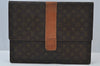 Auth Louis Vuitton Monogram Lena Portfolio Clutch Document Case Old Model K9962