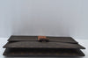 Auth Louis Vuitton Monogram Lena Portfolio Clutch Document Case Old Model K9962