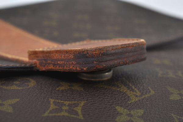 Auth Louis Vuitton Monogram Lena Portfolio Clutch Document Case Old Model K9962