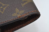 Auth Louis Vuitton Monogram Lena Portfolio Clutch Document Case Old Model K9962