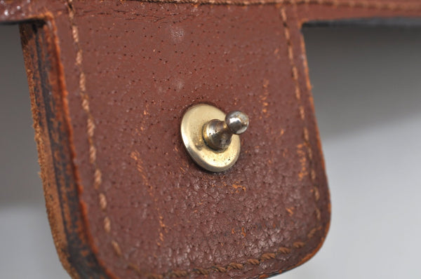 Auth Louis Vuitton Monogram Lena Portfolio Clutch Document Case Old Model K9962