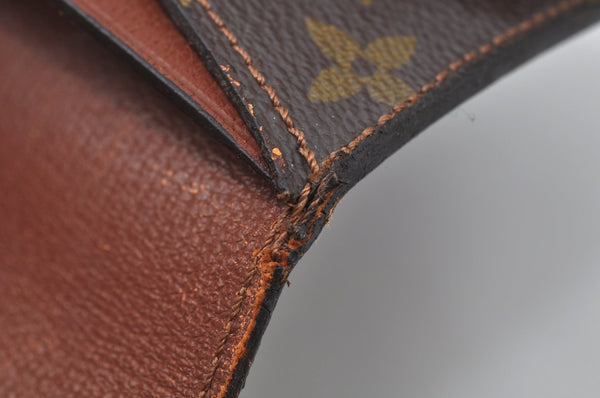 Auth Louis Vuitton Monogram Lena Portfolio Clutch Document Case Old Model K9962