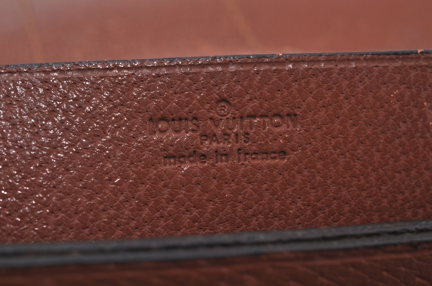 Auth Louis Vuitton Monogram Lena Portfolio Clutch Document Case Old Model K9962