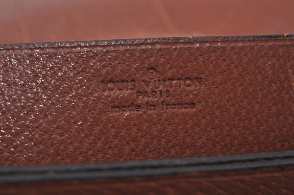 Auth Louis Vuitton Monogram Lena Portfolio Clutch Document Case Old Model K9962