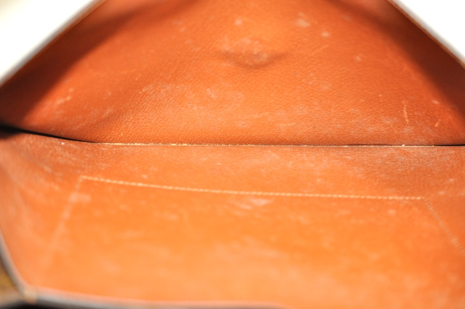 Auth Louis Vuitton Monogram Lena Portfolio Clutch Document Case Old Model K9962