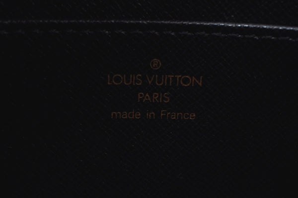 Authentic Louis Vuitton Epi Pochette Homme Clutch Hand Bag Black M52522 LV K9963