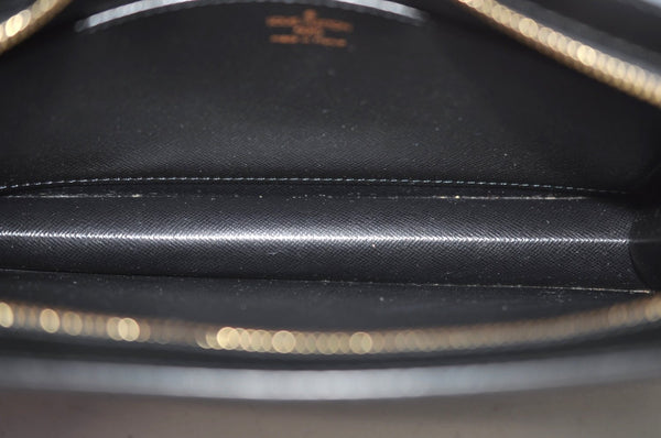 Authentic Louis Vuitton Epi Pochette Homme Clutch Hand Bag Black M52522 LV K9963