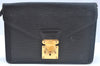 Auth Louis Vuitton Epi Pochette Sellier Dragonne Clutch Bag Black Junk K9965