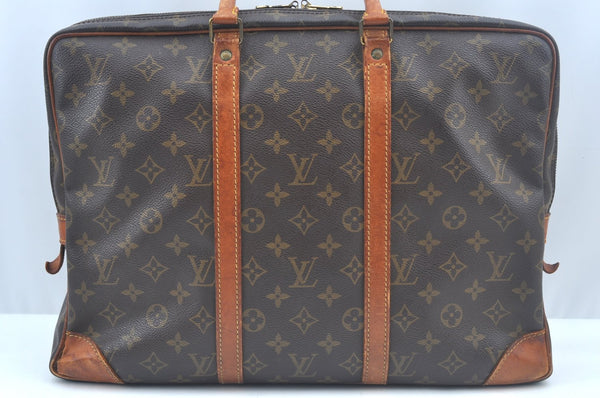 Auth Louis Vuitton Monogram Porte Documents Voyage M53361 Briefcase Junk K9966