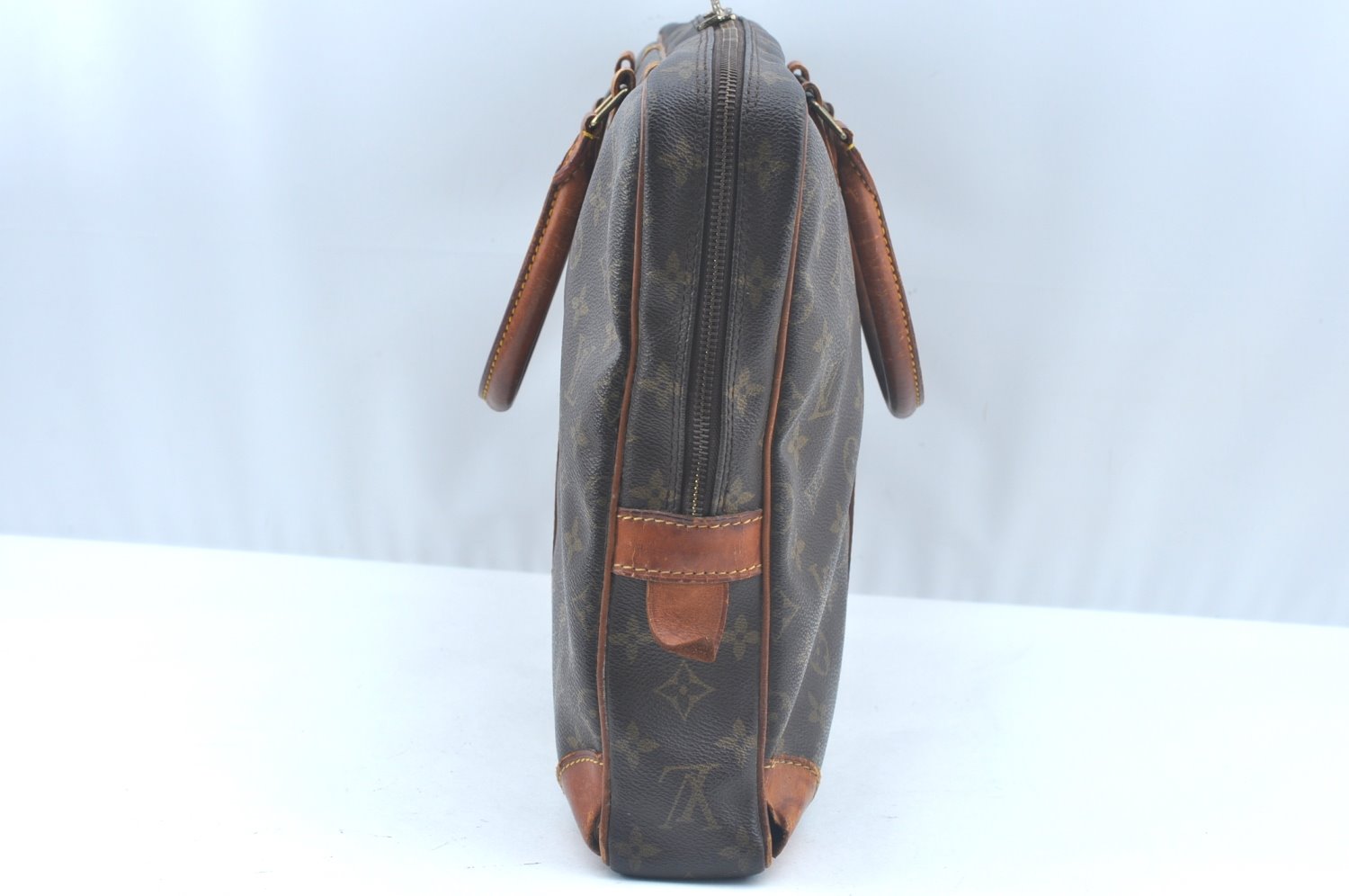 Auth Louis Vuitton Monogram Porte Documents Voyage M53361 Briefcase Junk K9966