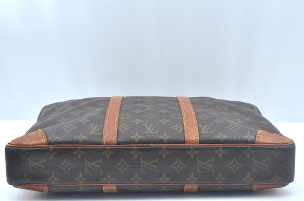 Auth Louis Vuitton Monogram Porte Documents Voyage M53361 Briefcase Junk K9966