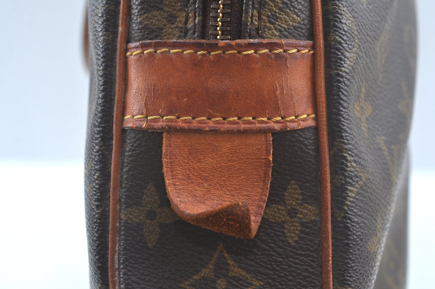 Auth Louis Vuitton Monogram Porte Documents Voyage M53361 Briefcase Junk K9966