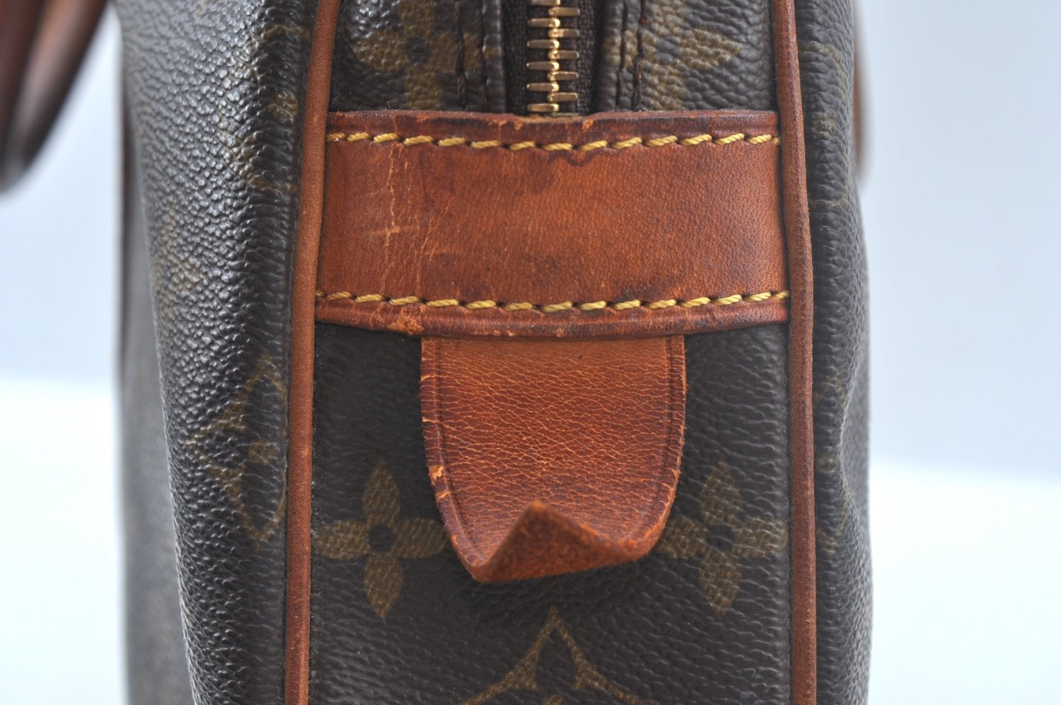 Auth Louis Vuitton Monogram Porte Documents Voyage M53361 Briefcase Junk K9966