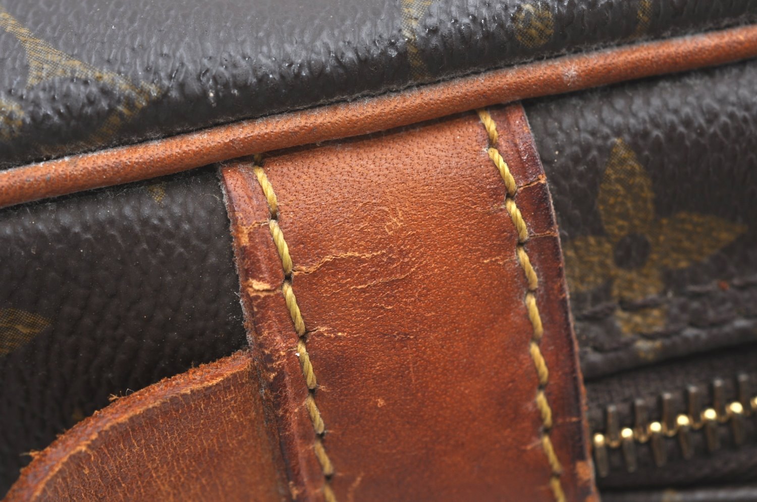 Auth Louis Vuitton Monogram Porte Documents Voyage M53361 Briefcase Junk K9966