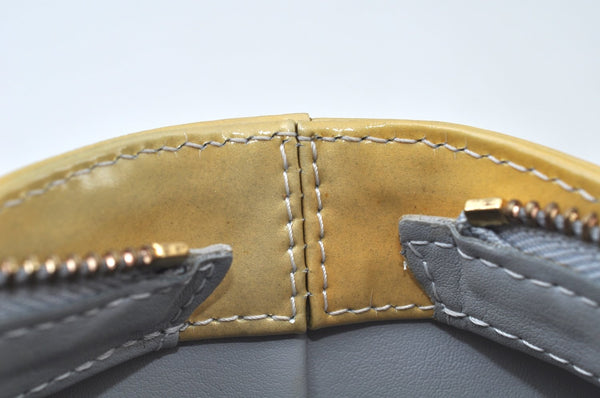 Authentic Louis Vuitton Vernis Houston Shoulder Hand Bag Yellow M91053 LV K9967