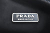 Authentic PRADA Nylon Hand Bag Purse Black K9969