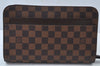 Authentic Louis Vuitton Damier Saint Louis Clutch Hand Bag Purse N51993 LV K9971