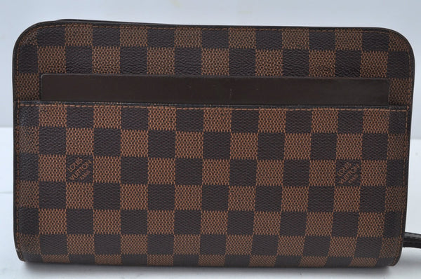 Authentic Louis Vuitton Damier Saint Louis Clutch Hand Bag Purse N51993 LV K9971