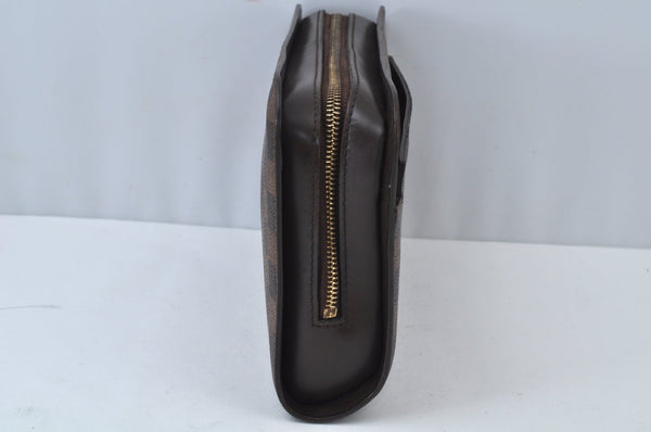 Authentic Louis Vuitton Damier Saint Louis Clutch Hand Bag Purse N51993 LV K9971