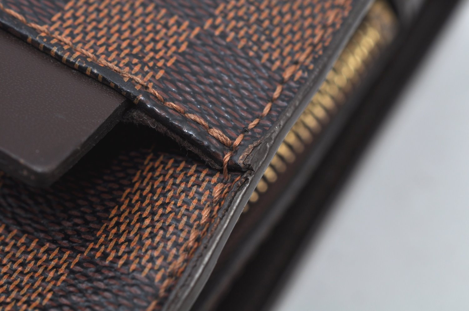 Authentic Louis Vuitton Damier Saint Louis Clutch Hand Bag Purse N51993 LV K9971