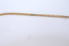 Authentic Christian Dior Gold Tone Chain Pendant Necklace Rhinestone CD K9972