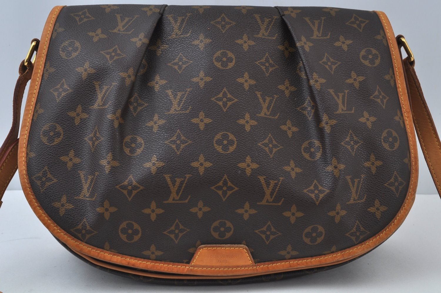 Authentic Louis Vuitton Monogram Menilmontant MM M40473 Shoulder Cross Bag K9974