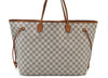 Authentic Louis Vuitton Damier Azur Neverfull GM N51108 Shoulder Tote Bag K9975