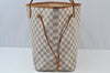 Authentic Louis Vuitton Damier Azur Neverfull GM N51108 Shoulder Tote Bag K9975