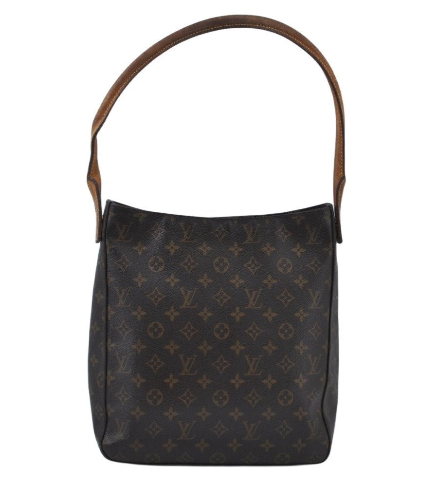 Authentic Louis Vuitton Monogram Looping GM Shoulder Bag M51145 LV K9977