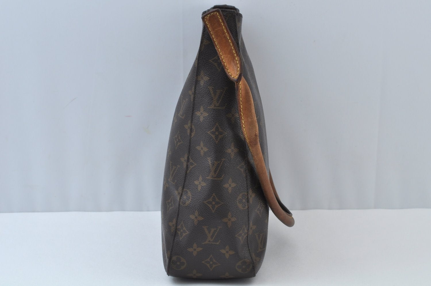 Authentic Louis Vuitton Monogram Looping GM Shoulder Bag M51145 LV K9977