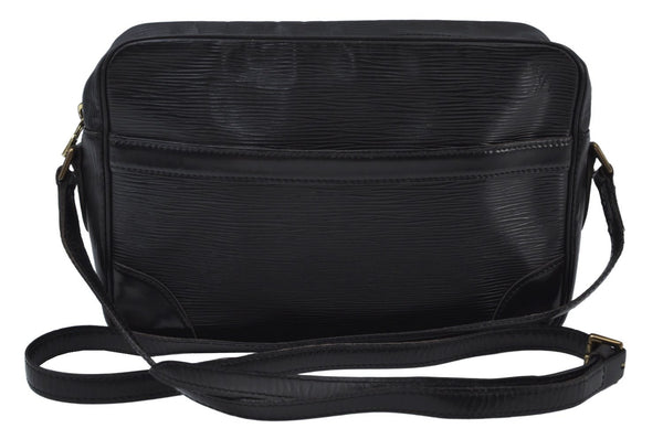 Auth Louis Vuitton Epi Trocadero 27 Shoulder Cross Bag Black M52302 LV K9978