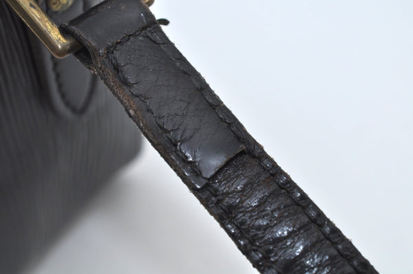 Auth Louis Vuitton Epi Trocadero 27 Shoulder Cross Bag Black M52302 LV K9978