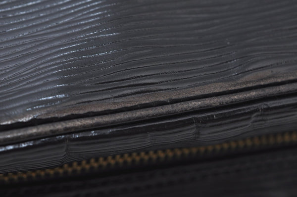 Auth Louis Vuitton Epi Trocadero 27 Shoulder Cross Bag Black M52302 LV K9978