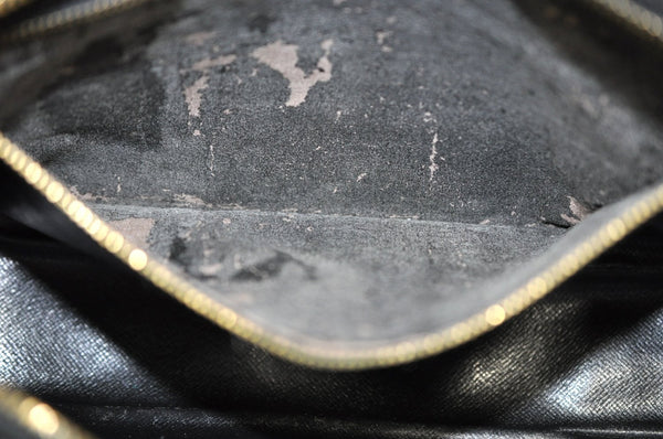 Auth Louis Vuitton Epi Trocadero 27 Shoulder Cross Bag Black M52302 LV K9978