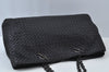 Authentic BOTTEGA VENETA Intrecciato Leather Shoulder Bag Black K9981