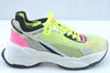 Authentic Louis Vuitton Sneakers Canvas Size US 12 Yellow Pink Black LV K9984