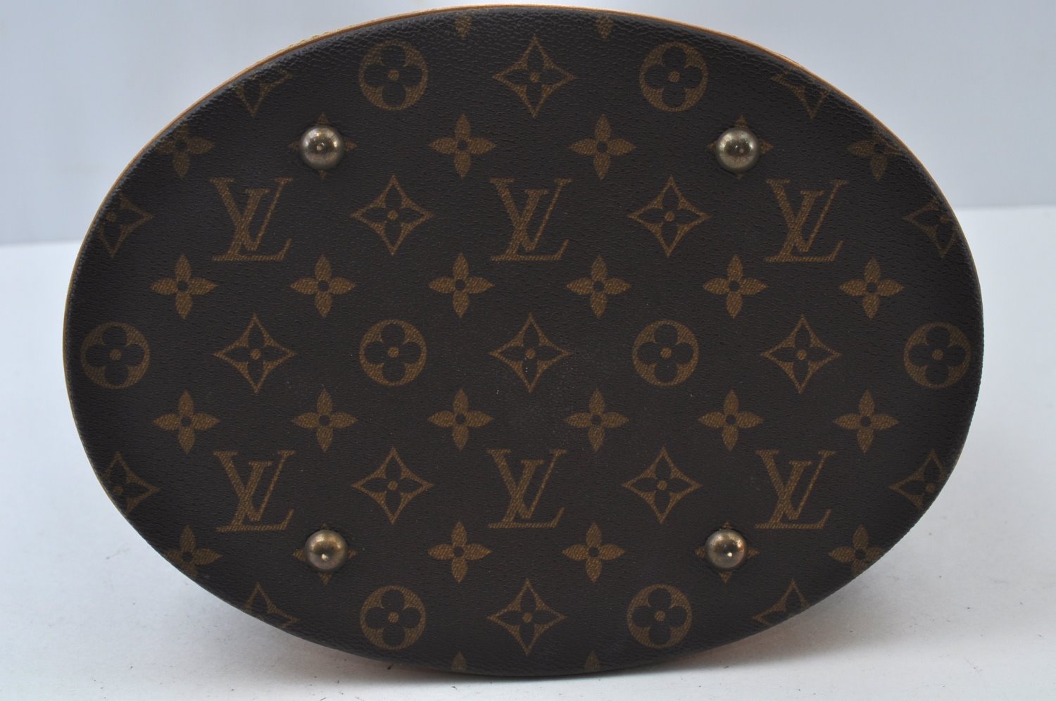 Authentic Louis Vuitton Monogram Bucket GM Shoulder Tote Bag M42236 LV K9986