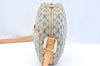 Auth Louis Vuitton Monogram Mini Jeanne GM Shoulder Cross Bag Blue Junk K9988