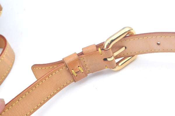 Auth Louis Vuitton Monogram Mini Jeanne GM Shoulder Cross Bag Blue Junk K9988