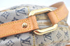 Auth Louis Vuitton Monogram Mini Jeanne GM Shoulder Cross Bag Blue Junk K9988